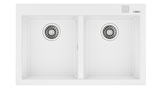 Teka FORSQUARE 790 TG ARTIC WHITE Ankastre Kumanda Sifonlu Granit Eviye Beyaz 79 cm
