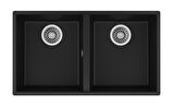 Teka - SQUARE 760 TG BLACK - Tezgahaltı Granit Eviye - Siyah - 76 cm - 115260024