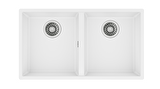 Teka SQUARE 760 TG ARTIC WHITE Tezgahaltı Granit Eviye Beyaz 76 cm
