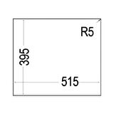 Teka SQUARE 560 TG BLACK Tezgahaltı Granit Eviye Siyah 56 cm