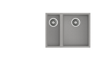 Teka - SQUARE 560 TG STONE GREY - Tezgahaltı Granit Eviye - Gri - 56 cm - 115260030