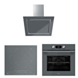 Teka Urban Serisi Gri Set ( DLV 68660- IZC 64630-HLB 8400 ST )