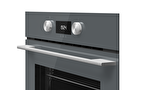 Teka - HLC 8400 ST - Ankastre Multifonksiyonel Turbo Kompakt Fırın - Gri Cam - 45 lt - 111130004