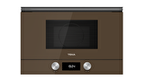 Teka - ML 8220 BIS L LB - Ankastre Mikrodalga Fırın + Izgara - Kahverengi Cam - 22 lt - 112030003