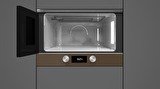 Teka - ML 8220 BIS L LB - Ankastre Mikrodalga Fırın + Izgara - Kahverengi Cam - 22 lt - 112030003