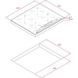 Teka IZC 64630 WH MST 60 cm Beyaz İndüksiyon Ocak