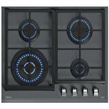 TEKA GZC 64320 XBC ST 60 cm Cam Gazlı Gri Ankastre Ocak