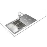 TEKA BROOKLYN 60 M-XP 1B 1D TEK GÖZLÜ 98x50 ÇELİK EVYE