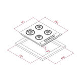 Teka Siyah Ankastre Set ( HAK 629 BK BUHAR DESTEKLİ - GBE 64002 BK - ATV 60 BK )