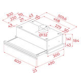 TEKA CNL 6400.2 SİYAH SÜRGÜLÜ ASPİRATÖR