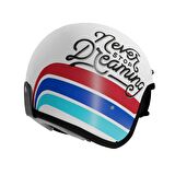 Shiro Jet&Cafe SH-SAGA Dreaming 2 Açık Motosiklet Kaskı + Terek Hediyeli