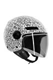 Jet&Ofc SH-62SV Kioto Doodle White L