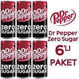 Dr Pepper Zero Sugar 6'lı Paket