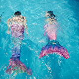 Kuaki Mermaids Deniz Kızı 4'lü Takım Bikini Kostüm Seti Star