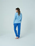 Louren 1050 Mavi Kadın Pijama Takımı