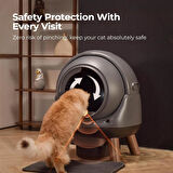 Els Pet Otomatik Koku Kontrollü Akıllı Kedi Tuvaleti 65 Lt