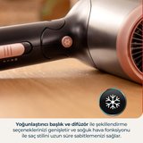Cecotec IoniCare Power&Go Heaven Siyah Saç Kurutma Makinesi 2400 W İyon Teknolojili
