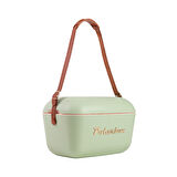 Polarbox Gold Edition Deri Kayışlı Soğuk ve Sıcak Termos Çanta 20 L Zeytin Yeşili