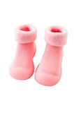 Petityu Kaydırmaz Kışlık Ev Patigi - Pembe Çorap Patik 22-23 (1-2Yaş)