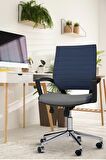 Asbir Mobilya Rigel 55200 Metal Ayaklı Çalışma Koltuğu Ofis Sandalyesi
