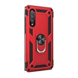 Gpack Xiaomi Mi 9 Kılıf Vega Standlı Yüzüklü MıknatıslıNano Glass