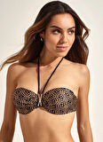 Selmark Siyah Kadın Bikini Üst BM416 SELMARK