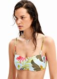 Desigual Mavi Kadın Bikini Üst 24SWMK06