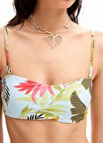 Desigual Mavi Kadın Bikini Üst 24SWMK06