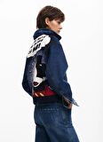 Desigual Mavi Kadın Denim Ceket 24WWED02