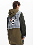 Desigual Standart Mavi - Yeşil Kadın Ceket 24WWEW23