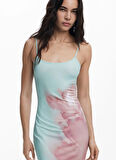 Desigual Elbise, S, Turkuaz