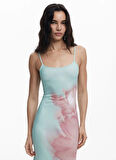 Desigual Elbise, S, Turkuaz