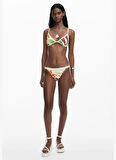 Desigual Beyaz Kadın Bikini Üst 25SWMK05