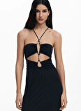 Desigual Elbise, XS, Siyah
