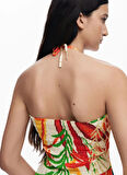 Desigual Desenli Çok Renkli Kadın Tulum 25SWMW03