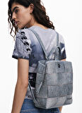 Desigual Mavi Kadın Sırt Çantası BACK_YOKO PU DENIM SUMY MINI