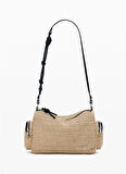 Desigual Açık Kahve Kadın Çapraz Çanta BAG_HALF LOGO RAFFIA HABANA