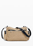 Desigual Açık Kahve Kadın Çapraz Çanta BAG_HALF LOGO RAFFIA HABANA