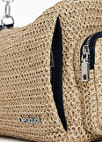 Desigual Açık Kahve Kadın Çapraz Çanta BAG_HALF LOGO RAFFIA HABANA