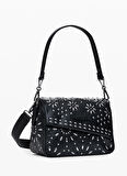 Siyah Kadın Çapraz Çanta BAG_METAL DANDELION_PHUKET MINI