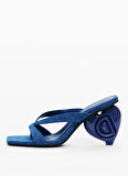 Desigual Topuklu Sandalet, 40, Lacivert