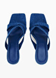 Desigual Topuklu Sandalet, 40, Lacivert