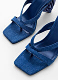 Desigual Topuklu Sandalet, 40, Lacivert