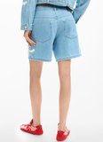 Desigual Yüksek Bel Standart Mavi Kadın Denim Şort 26SWDD45