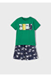 Mayoral erkerk çocuk şort tişört 2 li set 3655