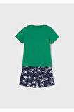 Mayoral erkerk çocuk şort tişört 2 li set 3655