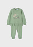 Mayoral kız bebek triko kazak pantolon 2 li set 2543
