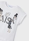 Mayoral Kız Çocuk Saç Bantlı Tshirt