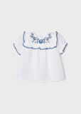 Mayoral kız çocuk nakışlı bluz 3142