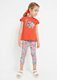 Mayoral kız çocuk yazlık tişört tayt 2 li set 3787